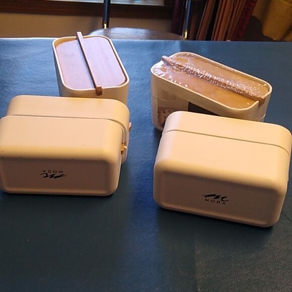 Moda Stowe Multifunctional Storage Bamboo lids and dividers Cottagecore - Picture 7 of 10